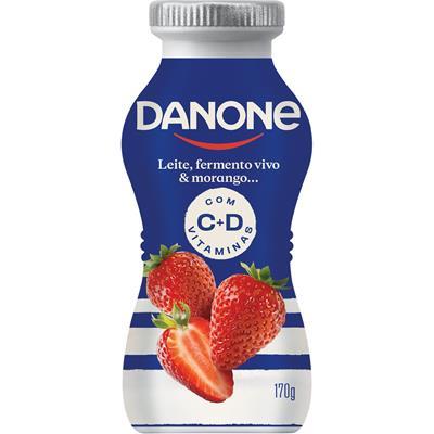 IOGURTE INTEGRAL MORANGO DANONE 170G