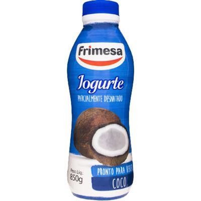 IOGURTE SEMI DESNATADO SABOR COCO FRIMESA 850G
