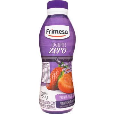 IOGURTE DESNATADO SABOR MORANGO ZERO FRIMESA 850G