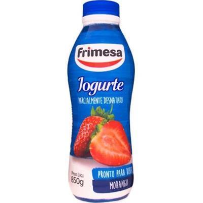 IOGURTE SEMI DESNATADO SABOR MORANGO FRIMESA 850G