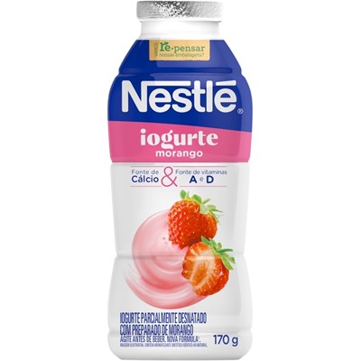 IOGURTE DESNATADO MORANGO NESTLÉ 170G