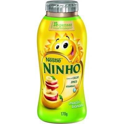 IOGURTE SEMI DESNATADO MAÇÃ E BANANA NINHO 170G