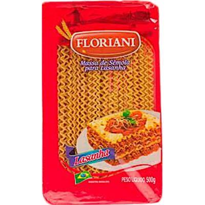 MASSA DE SÊMOLA PARA LASANHA FLORIANI 500G