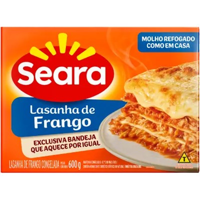 LASANHA DE FRANGO SEARA 600G