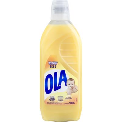 LAVA ROUPA LÍQUIDO BEBÊ OLA 500ML