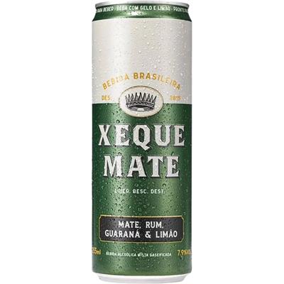 BEBIDA MATE, RUM, GUARANÁ E LIMÃO XEQUE MATE 355ML