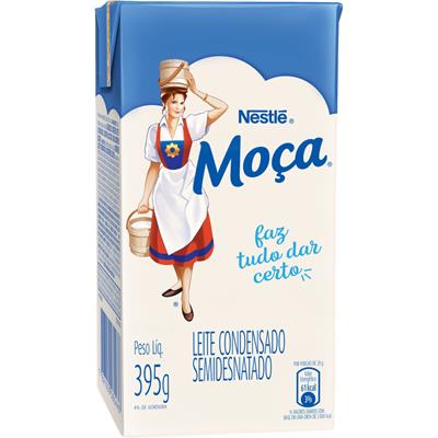 LEITE CONDENSADO SEMIDESNATADO MOÇA 395G