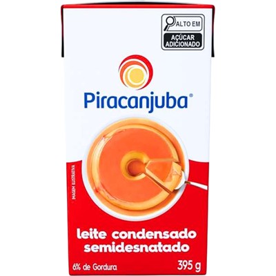 LEITE CONDENSADO SEMIDESNATADO PIRACANJUBA 395G