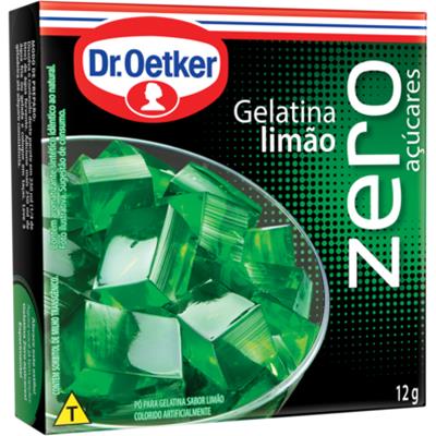 GELATINA SABOR LIMÃO ZERO AÇÚCAR DR. OETKER 12G