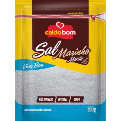 SAL MARINHO INTEGRAL MOÍDO TIPO 1 CALDO BOM 500G