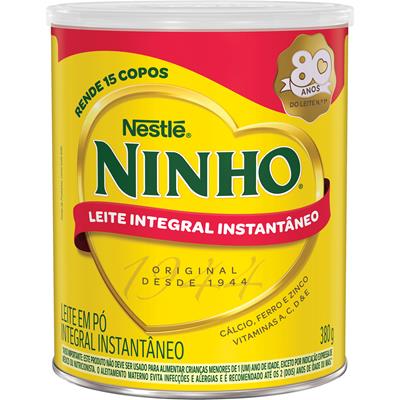 LEITE PÓ INSTANTÂNEO INTEGRAL NINHO NESTLÉ 380G