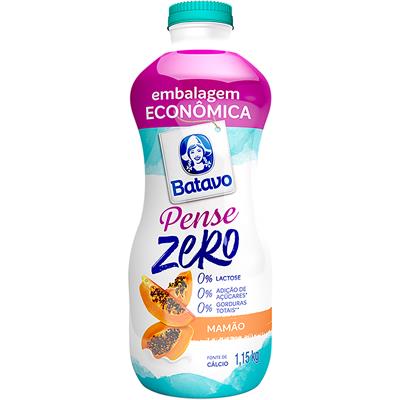 IOGURTE DESNATADO MAMÃO ZERO LACTOSE BATAVO 1,15KG