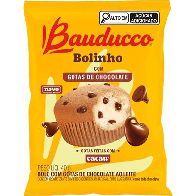 BOLINHO GOTAS DE CHOCOLATE AO LEITE BAUDUCCO 40G