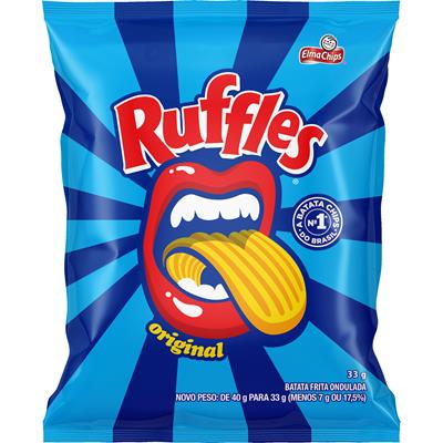 BATATA ONDULADA ORIGINAL RUFFLES ELMA CHIPS 33G