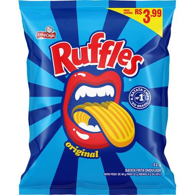 BATATA FRITA ONDULADA ORIGINAL RUFFLES 32G