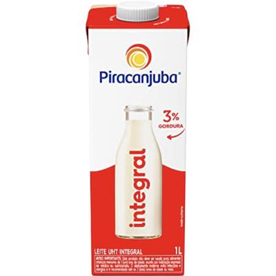 LEITE UHT INTEGRAL LONGA VIDA PIRACANJUBA 1L